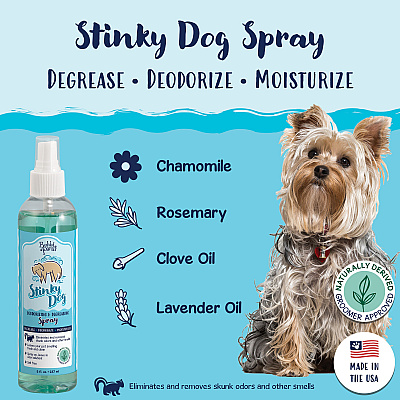 Bobbi Panter Signature Stinky Dog Solution Spray (8oz), 8 Oz Bottle (BP00025)