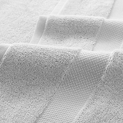 Aston & Arden Egyptian Cotton Bath Towel 30x54 Light Grey, Pack Of 2 (P-EGYP-3054-LGY)