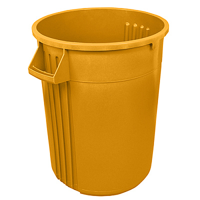 Container Gator Plus 32 Gallon Yellow, Case Of 6 (7732-16)