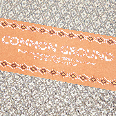 Common Ground Throw 50x70 Diamond Pattern, Case Of 12 (THROW-DIA-50X70-CS)