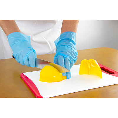 Proworks Polyethylene Stretch Gloves Blue Med - Case Of 2000 (GL-SP200BM)