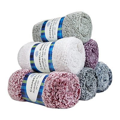 Wooly Throw Blankets 50x60, Case Of 12 (THROW-WOOLY-CS)