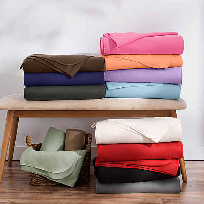 Cozy Soft Polar Fleece Throw 50x60 Assorted (12pk), Case Of 12 (FLC-PLR506012PK-ASST)