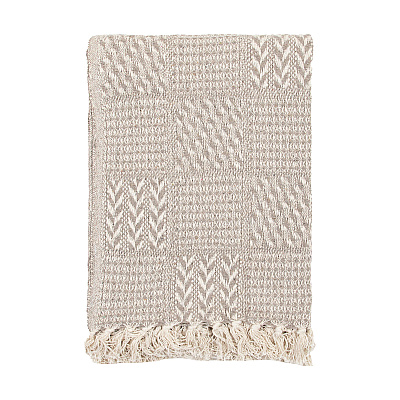 Common Ground Throw 50x70 Block Pattern, Case Of 12 (THROW-BLK-50X70-CS)