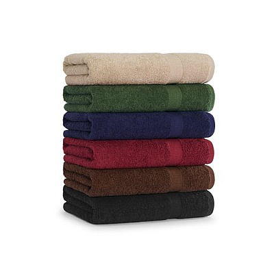 True Color Bath Towel 25x52 Beige, Case Of 24 (BATH-BEIGE)