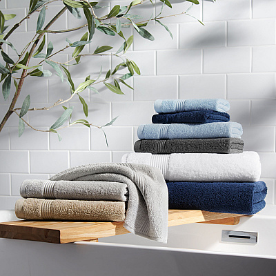 Host & Home 6pc Bath Towel Set Green, 6 Piece Set (P-HH-BSET-GR)