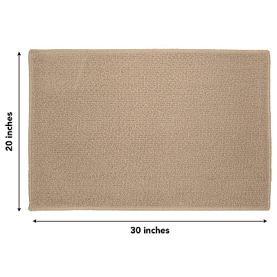 Sloppy Chef Accent Rug 20x30 Taupe, 1 Each (PNP-JKT-20X30-TP)