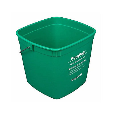 Impact Purapail 6 Qt Utility Bucket, Green For Cleaning Solutions, Haccp-compliant Cleaning Pail With Clear Labeling, Cross-contamination Risk Reduction, Comfortable Handle, Case Of 12 (5506-14C)