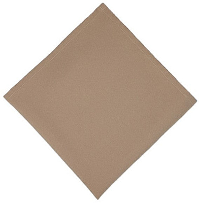 Mariposa Poly Spun Napkin 20x20 Sandalwood, Pack Of 25 (PNP-NAP-SDLWD-25)