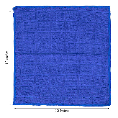 Sc Mesh Backed Dishcloth 12x12 Blue, Pack Of 12 (PNP-DC-MESH-BL)