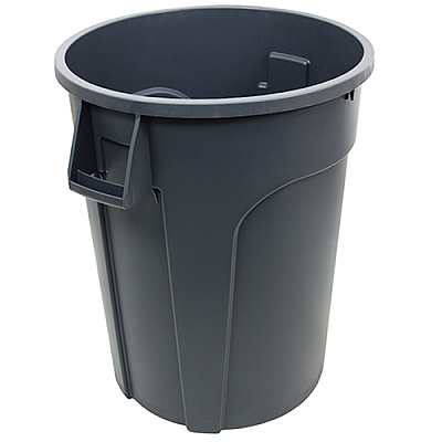 Container 44 Gallon Plastic Gray, Case Of 4 (GC440103)