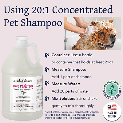 Bobbi Panter Botanicals Nourishing Dog Conditioner Shea Butter (1 Gallon), Case Of 4 (BP00077-CS)