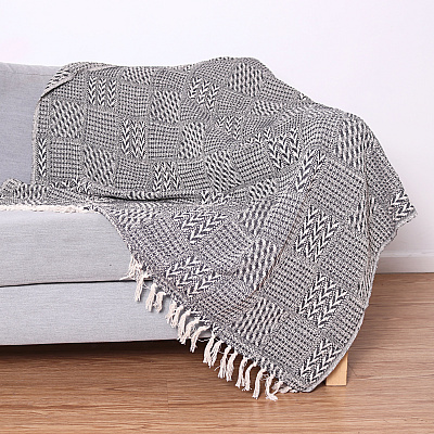Common Ground Throw 50x70 Block Pattern, Case Of 12 (THROW-BLK-50X70-CS)