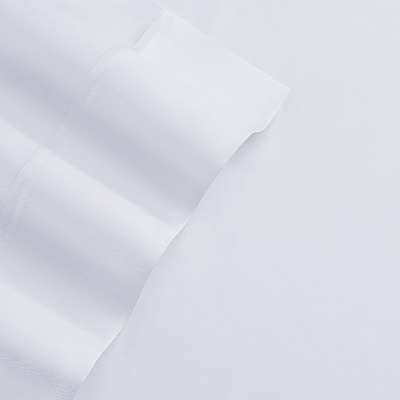 Aston & Arden Bamboo Sheet Set Cali-king Whisper White, 4 Piece Set (P-SS-BBCALKG-WH)