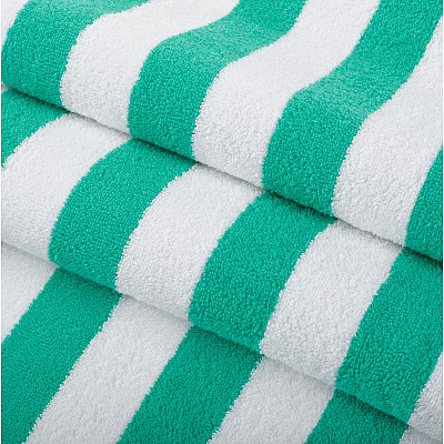 California Cabana Beach Towels 30x70 Green, Pack Of 4 (PNP-CABANA-GR)