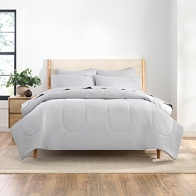 Family Essentials Bed In Bag 7pc - Queen - White, Case Of 6 (BIAB-FQ-WH)