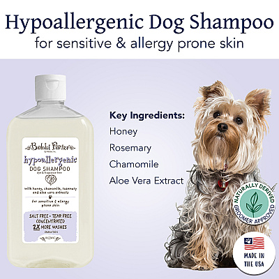 Bobbi Panter Botanicals Hypoallergenic Dog Shampoo Rosemary (14oz), 14 Oz Bottle (BP00056)
