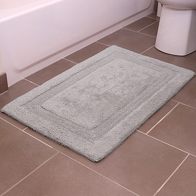 Provence Bath Rug 17x24 Border Design Grey, 1 Each (PROV1724-GY)