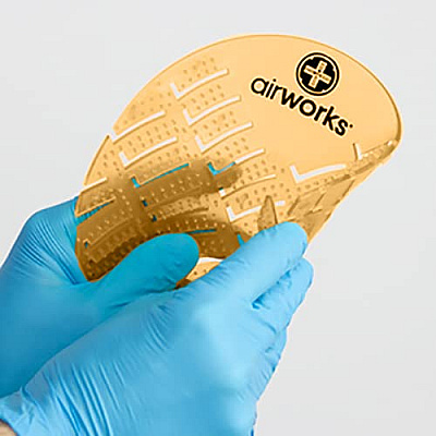 Airworks Deodorizing Urinal Screen Citrus Grove 10/box, Box Of 10 (AWUS231-BX)