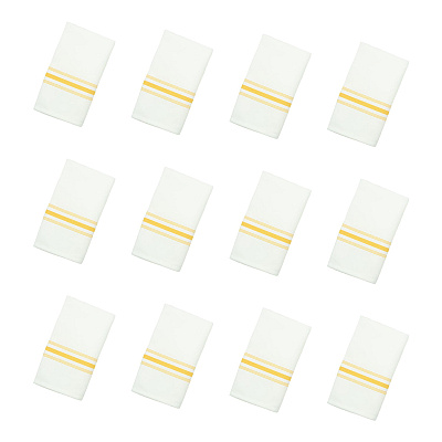 Mariposa Bistro Napkin 18x22 Gold Stripe, Pack Of 12 (PNP-BISTRO-GLD)