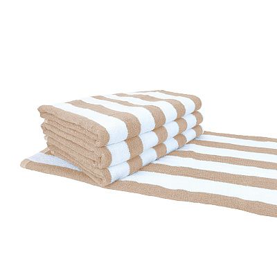 Cali-cabana Beach Towels 30x60 Beige, Pack Of 4 (P-CALICABANA-BGE)