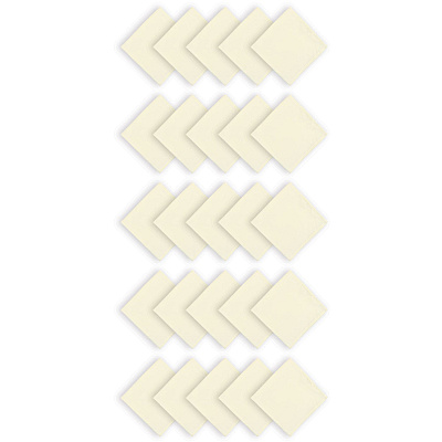 Mariposa Poly Spun Napkin 20x20 Ivory, Case Of 300 (NAP-IVORY-SPUN-CS)