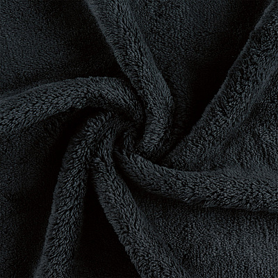 Bck2u Coral Fleece Salon Towel 16x27 Black, Case Of 60 (M915117BK-CS)