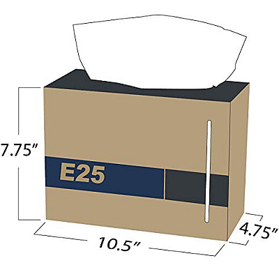 Taskbrand Economy Series E25 Scrim Reinforced Wipers, 16-13/16"hx14-1/2"d, 150 Sheet Per Pack, Case Of 6 Packs, Case Of 900 (N-E025IDW)