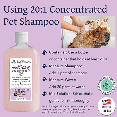 Bobbi Panter Botanicals Soothing Dog Shampoo, Lavender/cucumber (14 Oz), Case Of 12 (BP00026-CS)