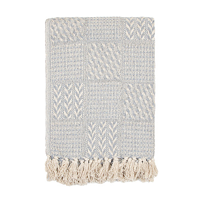 Common Ground Throw 50x70 Block Pattern, Case Of 12 (THROW-BLK-50X70-CS)
