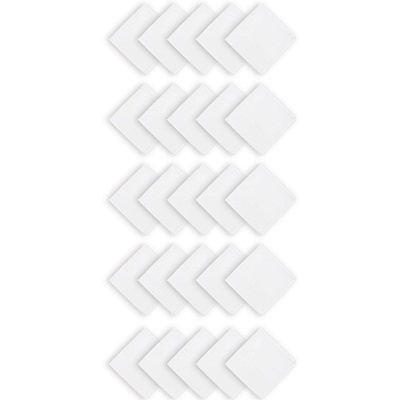 Mariposa Poly Spun Napkin 20x20 White, Pack Of 25 (PNP-NAP-W-25)
