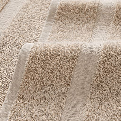 True Color Bath Towel 25x52 Beige, Case Of 24 (BATH-BEIGE)