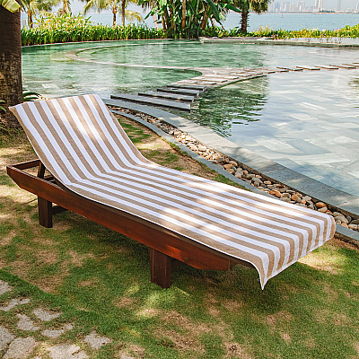 California Cabana Chaise Cover 30x85 Beige, Pack Of 2 (P-CC-CABANA-BG)