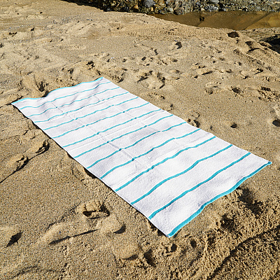 Las Rayas Beach Towel 30x60 Blue, Pack Of 4 (PNP-BT-HS3060-15BL)