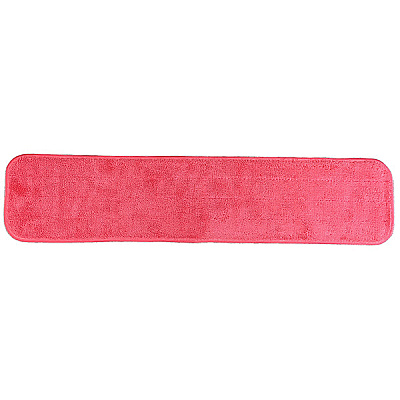 Microfiber Flat Wet Mop - 24", Red, Pack Of 12 (PNP830024R)