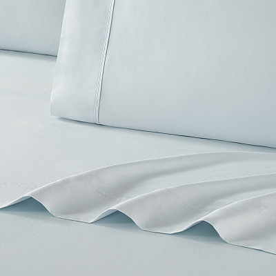 Aston & Arden Bamboo Sheet Set Cali-king Blue, 4 Piece Set (P-SS-BBCALKG-BL)