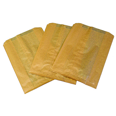Hospeco Kraft Waxed Paper Receptacle Liner, Kraft/brown, 7.5" X 10.5" X 3", 1000/cs, Case Of 1000 (KL1000)