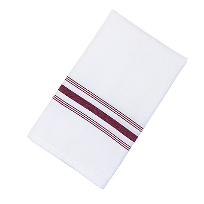 Mariposa Bistro Napkin 18x22 Burgundy Stripe, Pack Of 12 (PNP-BISTRO-BUR)