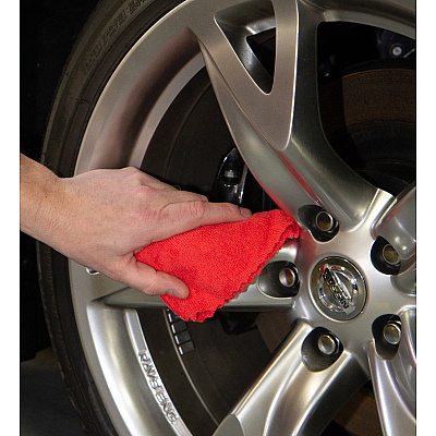 Smart Rags Microfiber Cloths 12x12 Red, Case Of 400 (M950R)