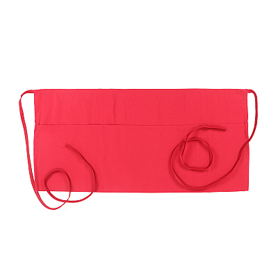 Mariposa Waist Apron 26x12 Red, Pack Of 12 (WAISTAPRON-RED)