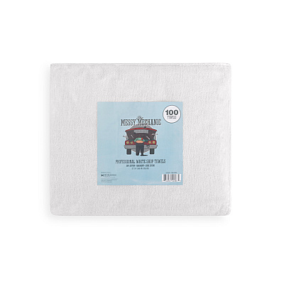 Messy Mechanic Shop Towels 100 Pack 12x14 White, Case Of 600 (SHOP-100-WH)