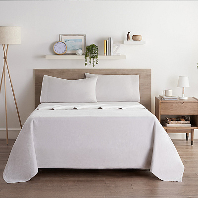 Aston & Arden Linacel Sheet Set Cali-king Grey, 4 Piece Set (SS-LNCALKG-GY)