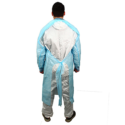 Impact 45 In. Isolation Gown L/s Elastic Wrists, Blue, 100/cs, Case Of 100 (MCPE-45B)