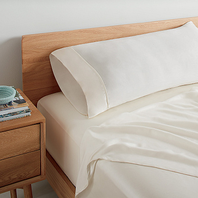 Aston & Arden Tencel Sheet Set California King - Cream, 4 Piece Set (P-SS-CKG-400-CR)