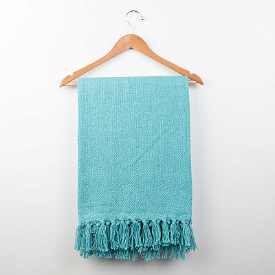 Common Ground Throw 50x70 Blue, Case Of 12 (THROW-50X70-BL-CS)