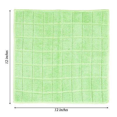 Sc Mesh Backed Dishcloth 12x12 Green, Pack Of 12 (PNP-DC-MESH-GR)