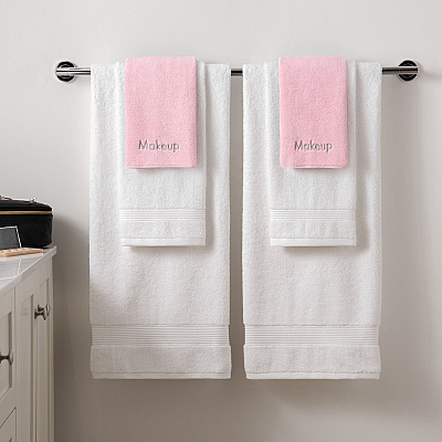 Bck2u Coral Fleece Makeup Washcloth 13x13 Pink, Case Of 108 (MU-PINK-CS)