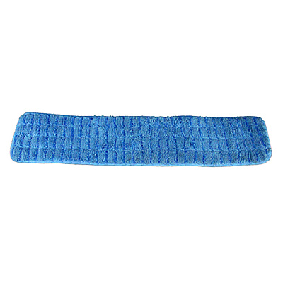 Microfiber Scrubbing Wet Mop 24" Blue, Bag Of 12 (LWBS24)