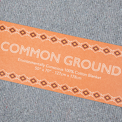 Common Ground Throw 50x70 Gray, Case Of 12 (THROW-50X70-GY-CS)