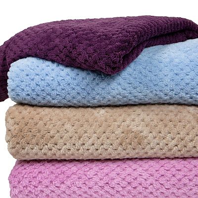 Pineapple Coral Fleece Blankets 50x60 Assorted, Case Of 12 (THROW-PINE-50X60-CS)